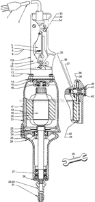 Page A Diagram and Parts List for 4291 Type 4 Black and Decker Angle Grinder